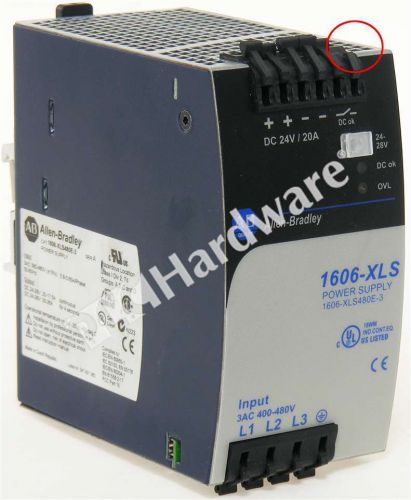 Allen Bradley 1606-XLS480E-3 /A Performance Power Supply 24-28VDC 480W 3-Ph Read