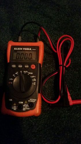 Klein Tools Auto Rang Multimeter Display Voltage Temperature AC DC Electric Volt