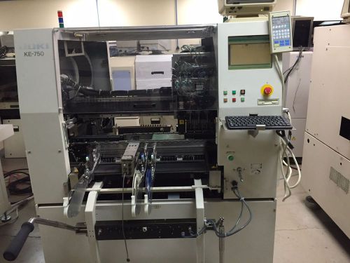 JUKI KE-750 high speed pick and place system 0201 laser alignment 750