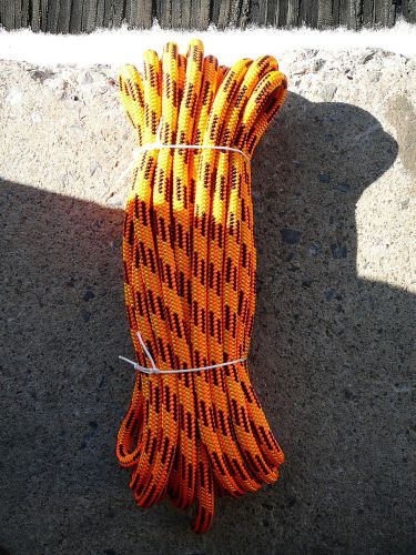 Yale xtc-24 strand arborist rope, tree line, climbing line 7/16&#034; x 54&#039; orange for sale