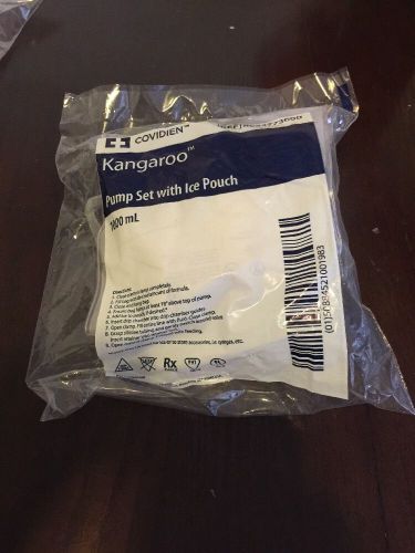 27 COVIDIEN BAGS JOEY KANGAROO PUMP SET WITH FLUSH BAG 1000 ml NEW #763600