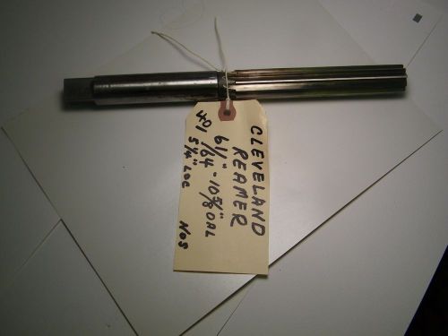 Cleveland-, straight flute hand reamer -61/64&#034;  10 5/8&#034; oal.nos for sale