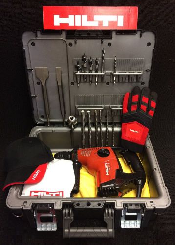 HILTI TE 7-C HAMMER DRILL,PREOWNED ,FREE A LOT BITS , CHISEL , CASE , FAST SHIP