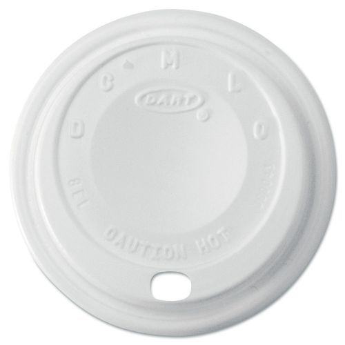 DART® Cappuccino Dome Sipper Lids for 8-10 oz Cups (Carton of 1,000)