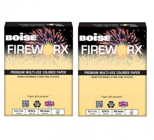 Boise Fireworx Paper Letter Buff 20 lb 500 Count CAS MP2201BF Pack of 2