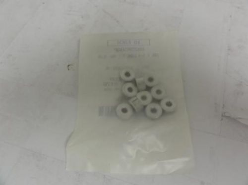 86206 new in box, wj roberts 8n25r50ap round spacer, #8 alum, 1/4&#034; l, pk10 for sale