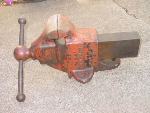 VINTAGE REED MFG. CO. NO.104 MACHINIST VISE 4&#034; JAW