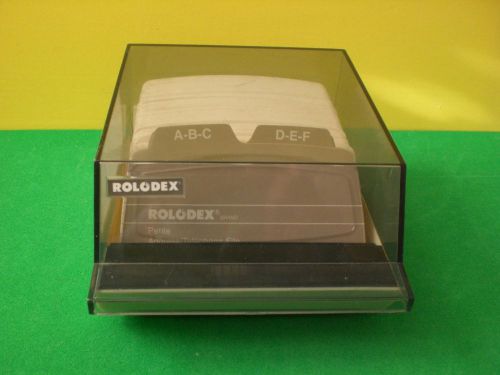 ROLODEX S310C Petite Address Telehone File over 200 2 5/8&#034; x 4&#034; Card Made in USA