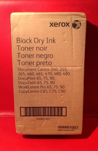 Xerox 006R01007 Genuine OEM Black Dry Ink Toner 2 Pack Brand New Factory Sealed