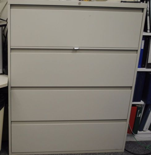 4 Drawer Metal Lateral File Cabinet, 42 x 52 x 18,