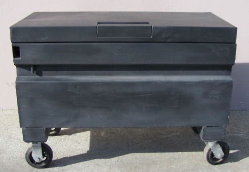 Black knaack job site storage tool box on wheels 42” x 19” x 20” for sale