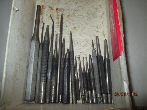 MACHINIST LATHE MILL Machinist Lot of Punch es