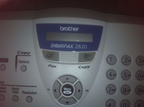 Brother IntelliFAX FAX Machine And Copier Model 2820