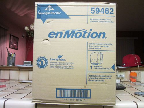 Gp enmotion 59462 automated touchless towel dispenser translucent smoke-new for sale