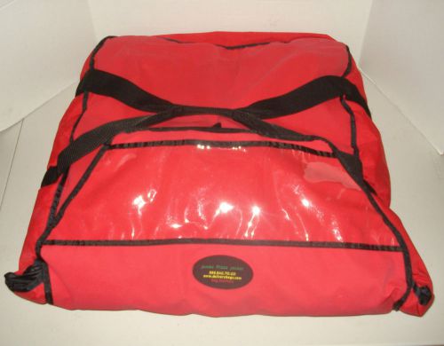 Restaurant hot insulated food pizza delivery pan jumbo carrier bag jacket for sale