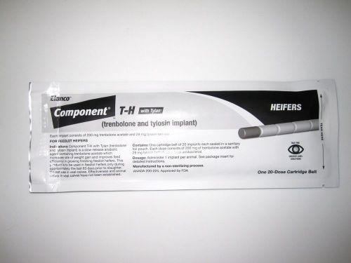 Component-th with tylan cattle implant 20ds growth weight gain muscle builder for sale