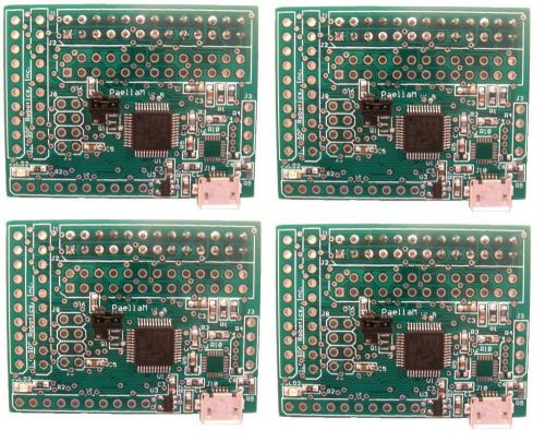 4 PaellaM30 IO boards for Raspberry PI - STM32F303 ARM7 Processor with USB 2.0