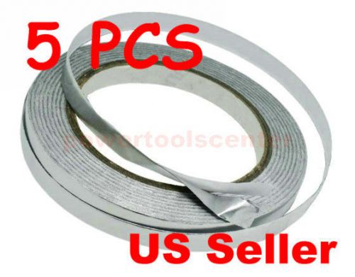 5 ROLL 10mm X 40m Silver Aluminium Foil Tape Roll Ideal For Heat Reflection