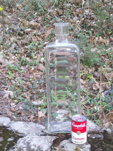 Kimax 1-1/2 gallon vtg bottle laboratory lab glass apothecary offset neck 18-1/4 for sale