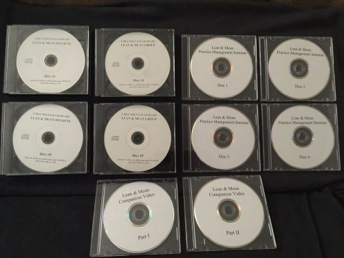 Dental DVDs and CDs Lean and Mean Hygiene, Group, and Practice Management