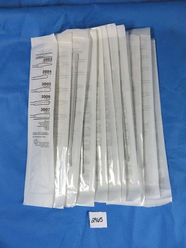 Corning spatula with 3004 small spoon end lot of (17) for sale