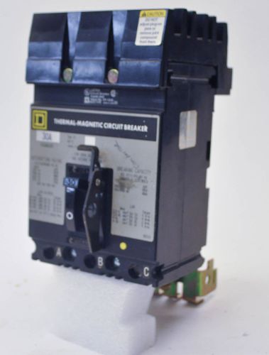 Square d fa36030 thermal magnetic molded case circuit breaker i line for sale