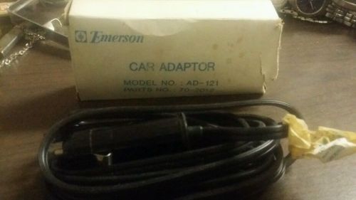 Emerson  car adapter model no:AD-121...NOS