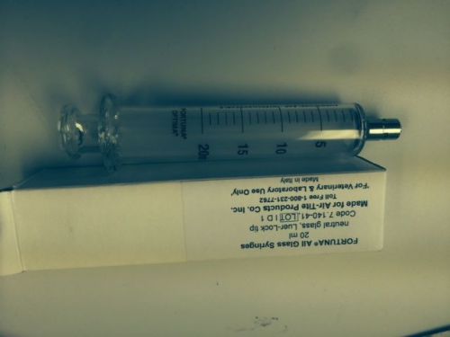 Syringe 20ml glass NEW