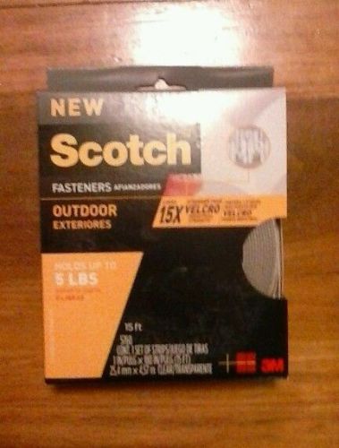 SCOTCH 3M 1 in. x 15 ft.stronger than  Velcro white Outdoor Fasteners 5 lb inch