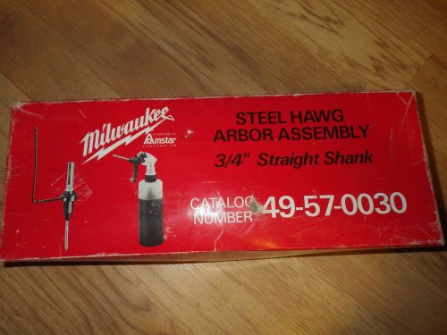 Milwaukee 49-57-0030 - 3/4&#034; Straight Shank Steel Hawg Arbor Assembly
