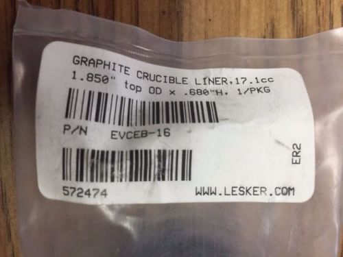 Lesker Graphite Crucible DFP-3-2 Part# EVCEB-16