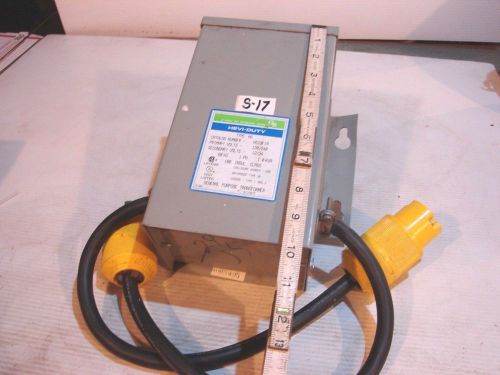 STEP DOWN LARGE TRANSFORMER 120-240 in, 12-24 vac OUT WORKS