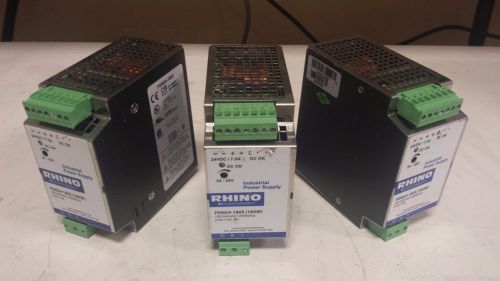 Rhino PSM-24-180S Industrial Power Supply 100-240VAC 2.8-1.5A  USED