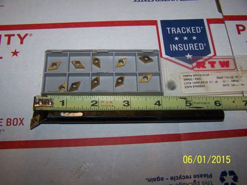 RTW 3/8&#034;X 6&#034; BORING BAR with carbide inserts A06M-SDUPR2 NA7