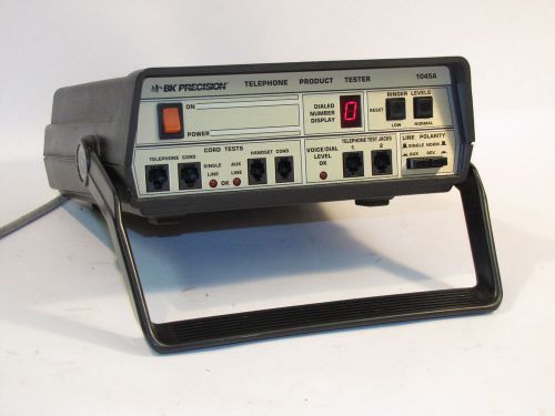 BK PRECISION TELEPHONE PRODUCT TESTER 1045A PHONE LAND LINE TEST EQUIPMENT WORKS