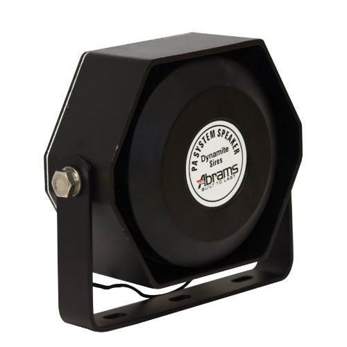 Abrams Compact 100 Watt High Performance Siren Speaker (Capable with Any 100 New