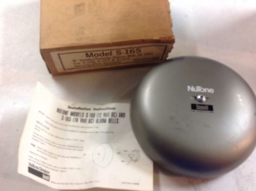 NUTONE Model S-165 Burgler Alarm / Fire BELL Safe House 16 VOLTS DC 8&#034; inch