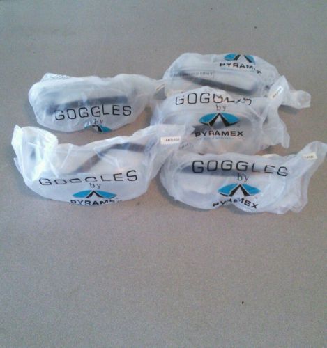 Lot of 5 Protective Safety Goggles by Pyramex The Peak of Safety and Style