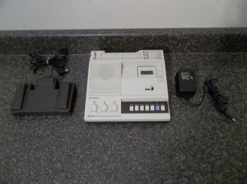NORELCO MC-3000 TRANSCRIBER  DICTAPHONE with Foot Pedal + Power Supply