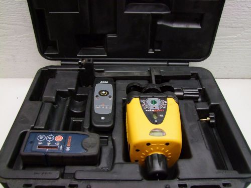 Cts/berger lasermark lm-30 wizard w/ bosch lr30 laser detector &amp; rc 30 remote for sale