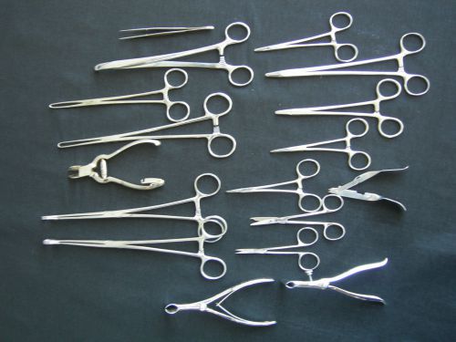 Surgical Instruments Lot of 17 pcs Assorted See Photos