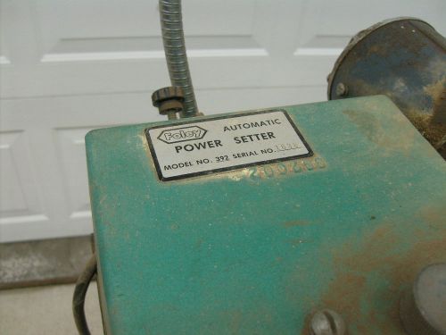 Foley 392 Automatic Power Setter with Stand GREAT SOLID CONDITION