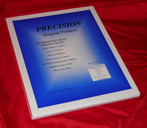 100 sheets Precision Overhead Transparency Film 10-101 for overhead projector