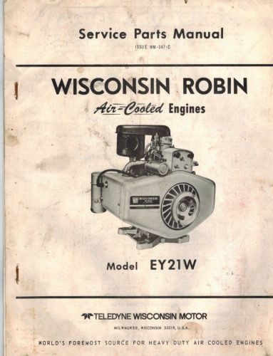 Wisconsin Robin Engines Model EY21W Service Parts Manual