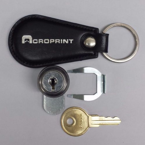 Acroprint oem lock &amp; key fits all 125 150 &amp; 200 time clocks for sale