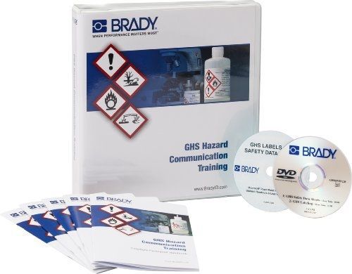 Brady 132428 ghs hazcom training program kit for sale