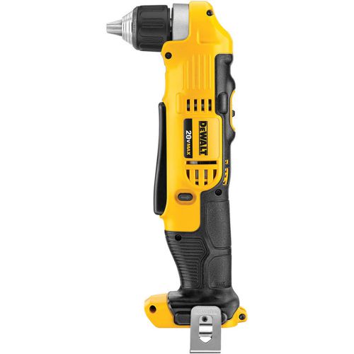 New dewalt 20 volt max 3/8 inch cordless right angle drill driver bare tool for sale