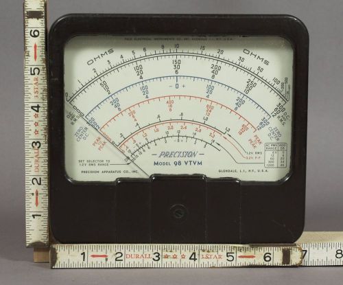 Vintage Analog Meter Steampunk from  Precision Model 98 VTVM