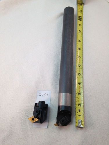 1 used 1-1/4&#034; carbide boring bar. w/ 2 removable insert head. d-vibe (j159) for sale