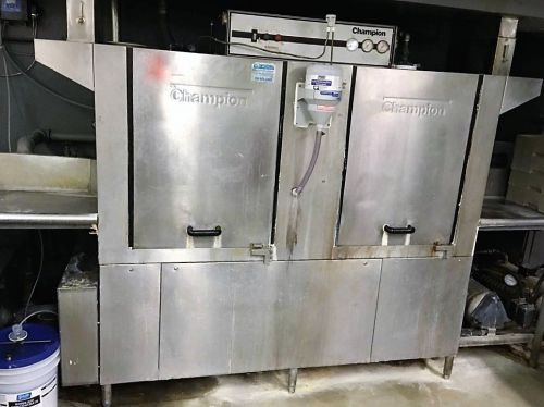 SST Champion 40KB Industrial Dishwasher feed tables Insinkerators Grease Trap